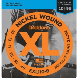 Encordoamento para Guitarra EXL110-B+PL010 D'Addario