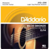Encordoamento para Violão Aço EJ14 D'Addario 2 Encordoamento para Violão Aço EJ14 D'Addario