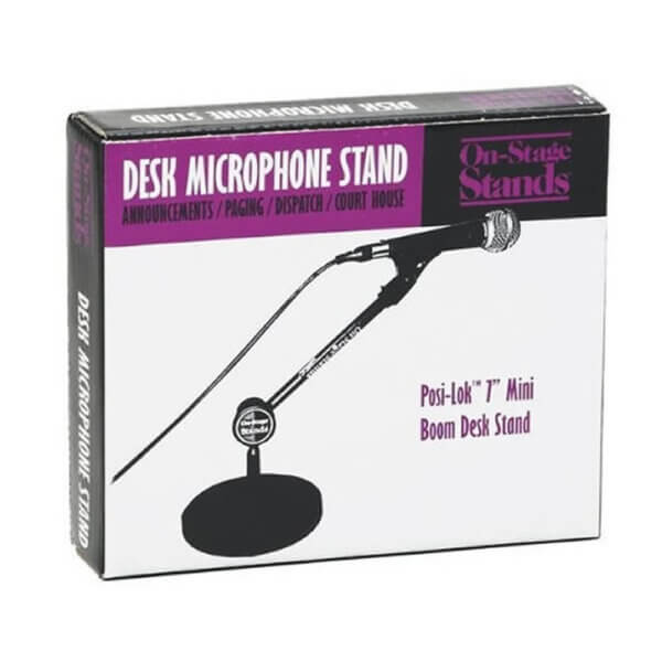 Pedestal de Mesa para Microfone On-Stage Stands DS300B Caixa