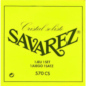 Encordoamento para Violão Nylon Savarez Cristal Soliste Yellow 570CS