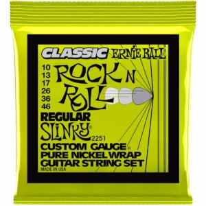 Encordoamento Ernie Ball Regular Slinky Classic Rock N Roll P02251 para Guitarra